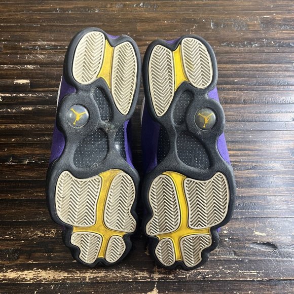 Jordan 13 Retro Lakers Men's Size 11 [414571-105] - Picture 6 of 7